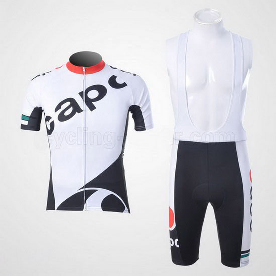 2011 Maillot Capo Tirantes Mangas Cortas Negro Y Blanco (2)